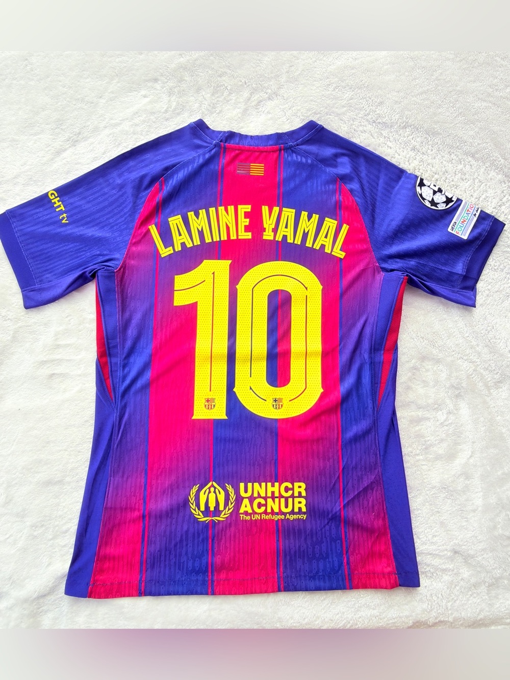 Barcelona FC Home Jersey 25/26. Lamine Yamal #10. Player Version